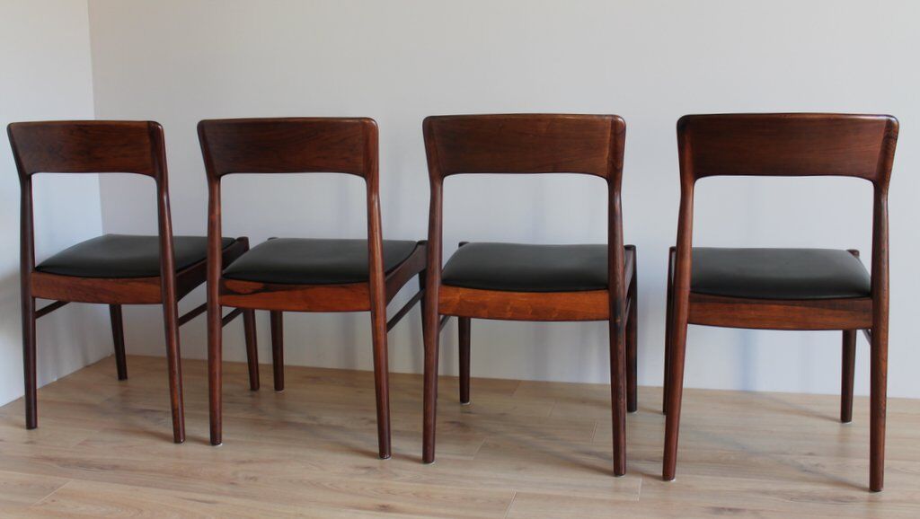 Set of 4 chairs danish 60s