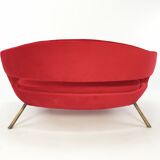 Mid Century Italian Sofa by Lenzi Nello 1954