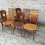 Set of 8 bistro chairs