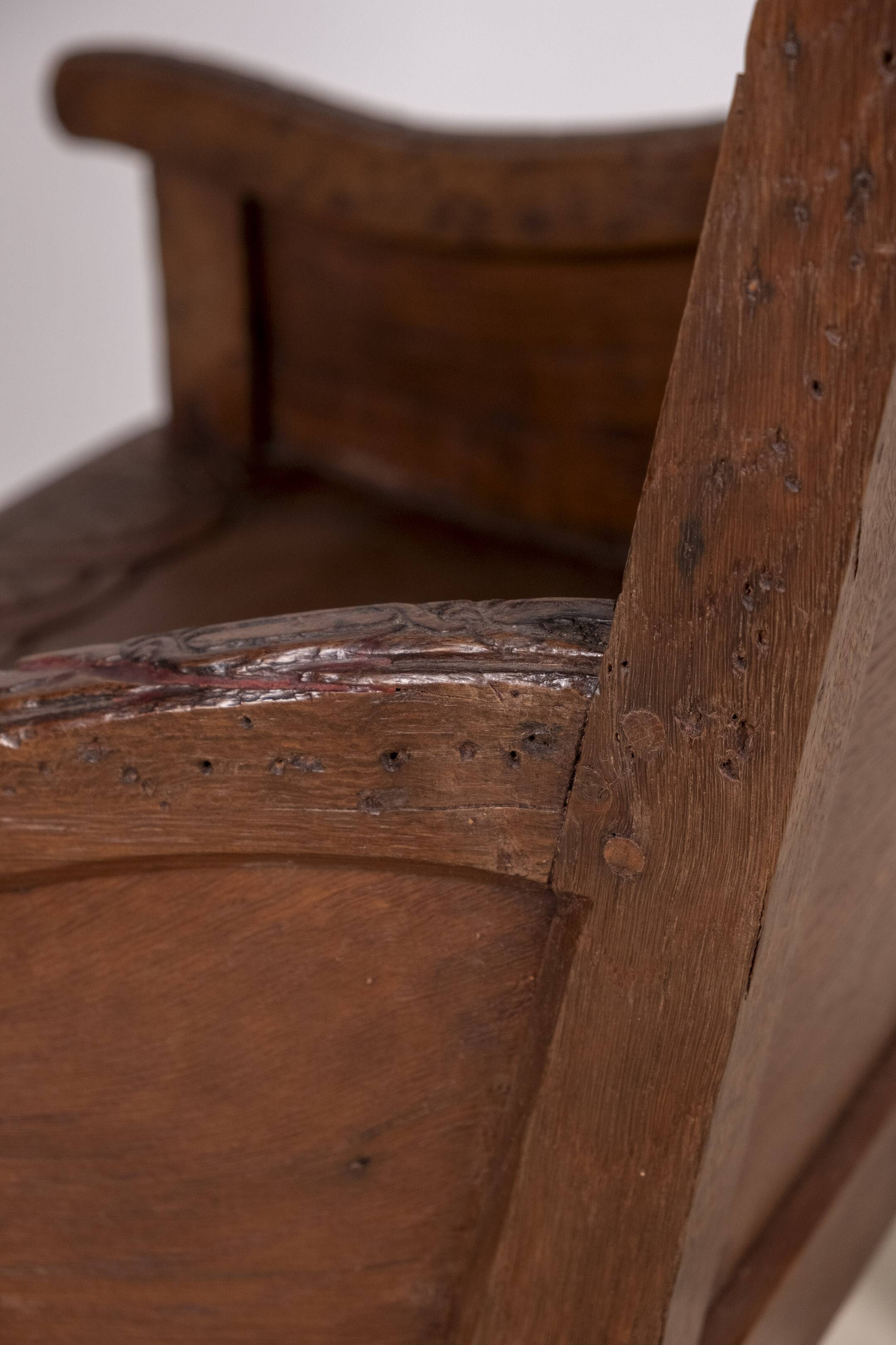 Early 19th Century Oak Wainscot Chair