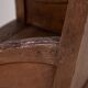 Chaise en chêne à lambris du début du 19e siècle
