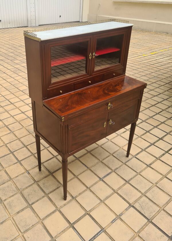 Bonheur jour en acajou époque Louis XVI