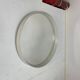 Mid-Century Modern Round White Mirror, 1960s