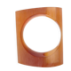Translucent amber resin vase – Jacqueline Guénot, Full Moon® Paris