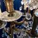Crystal chandelier diamond cut 9 fires 1880