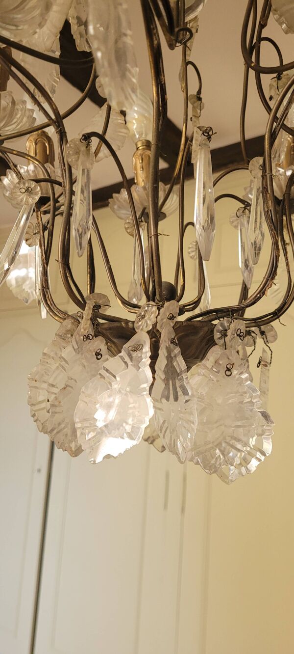 Lustre cage 8 lumières