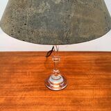 Mid-century German Tiffany glass table lamp by Ingo Maurer, 1960s.