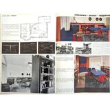 Vintage chairs by Aurelio Villari for Isa Bergamo, 1950s, set of 4.