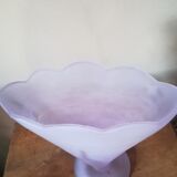 Vase cone in polished glass
