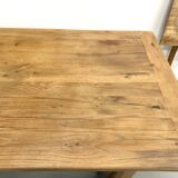 Extendable oak table, 1950s