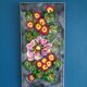 Wall plate tile / ceramic deco fleur vallauris hand painted france