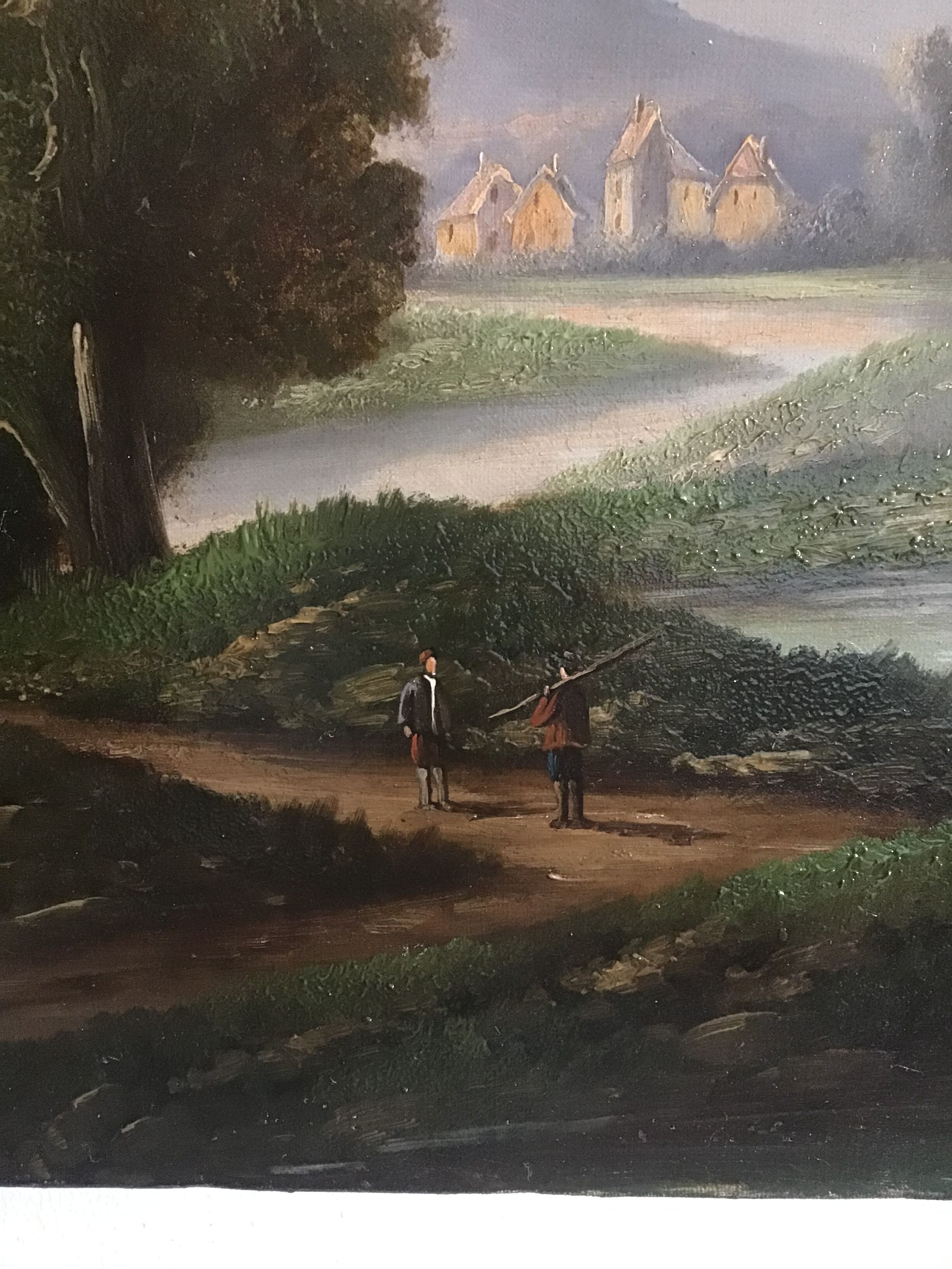 Landscape table late 19th