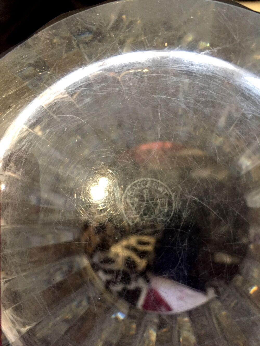 Vase in crystal size baccarat