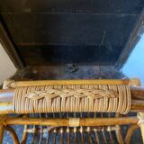 Bamboo magazine rack, 1960s