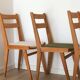 Set of 4 dining room chairs, 50s/60s
