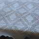 Handmade crochet antique bedspread
