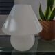 Vintage mushroom table lamp, Hustadt Leuchten, in opaline glass model L 1970.