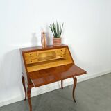 Secrétaire en placage de noyer de Suède, bureau