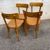 Set of 4 vintage bistro chairs