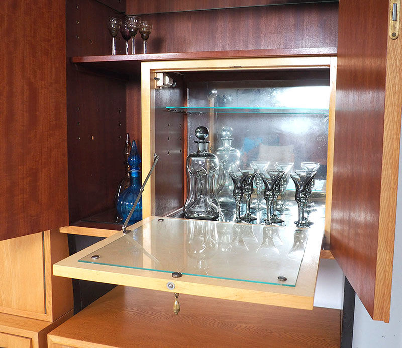 Modular wall system Idea Möbel, Erich Stratmann 1950s