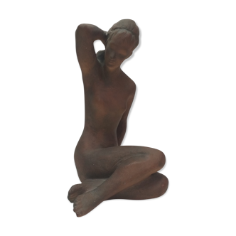Nude ceramic woman by Kokrda, Czechoslovakia