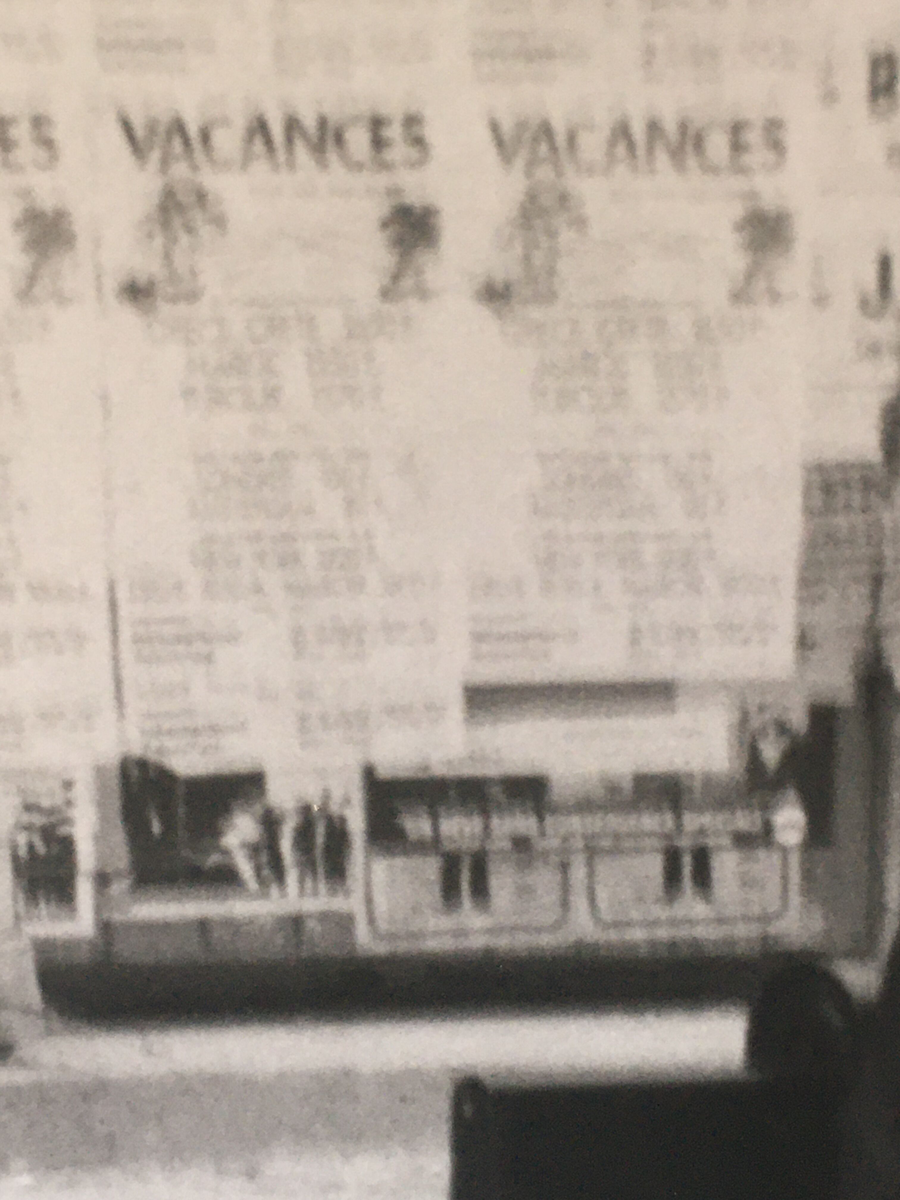 Photo années 80 Hommes rue