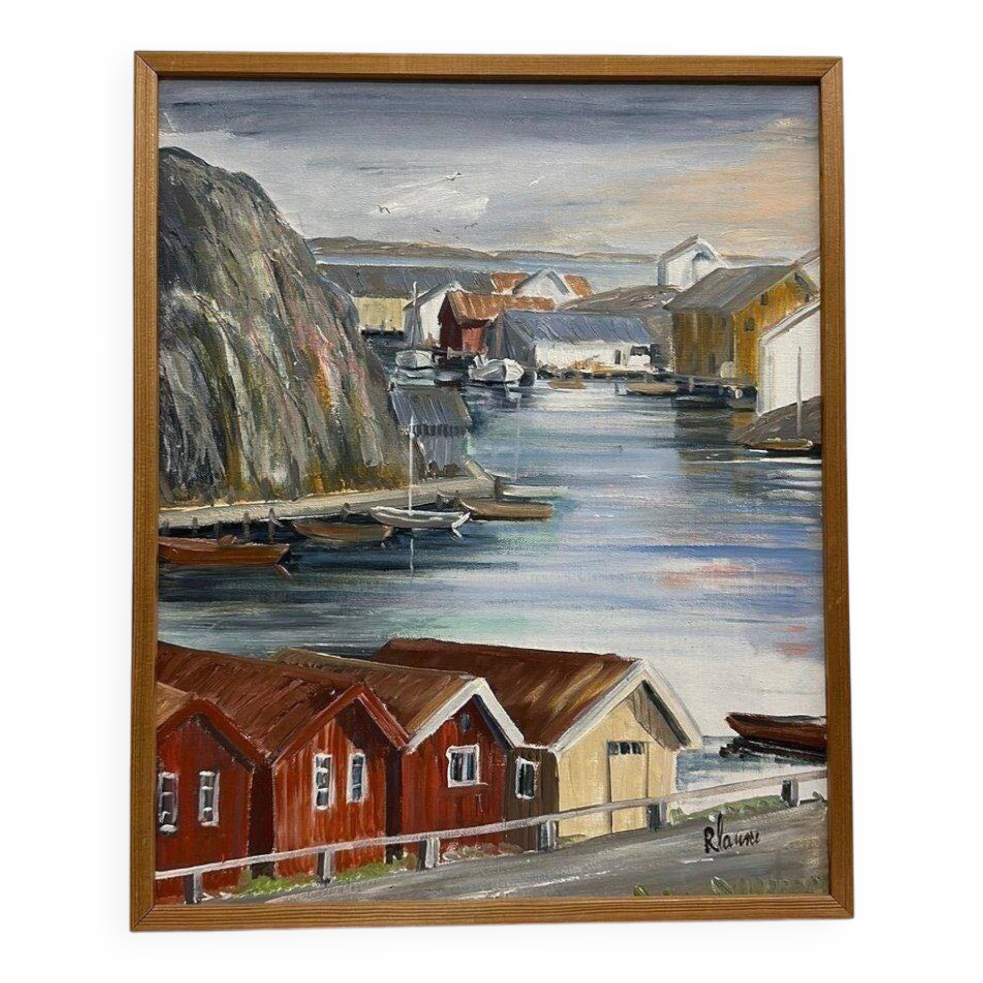 « Vue du port » par Rita Hansen