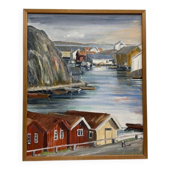 « Vue du port » par Rita Hansen