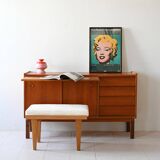 1960s sideboard with sliding top