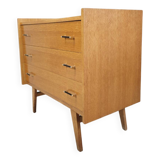 Vintage chest of drawers in light wood