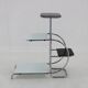 1930s Bauhaus Flower Stand with Glass, Czechoslovakia
