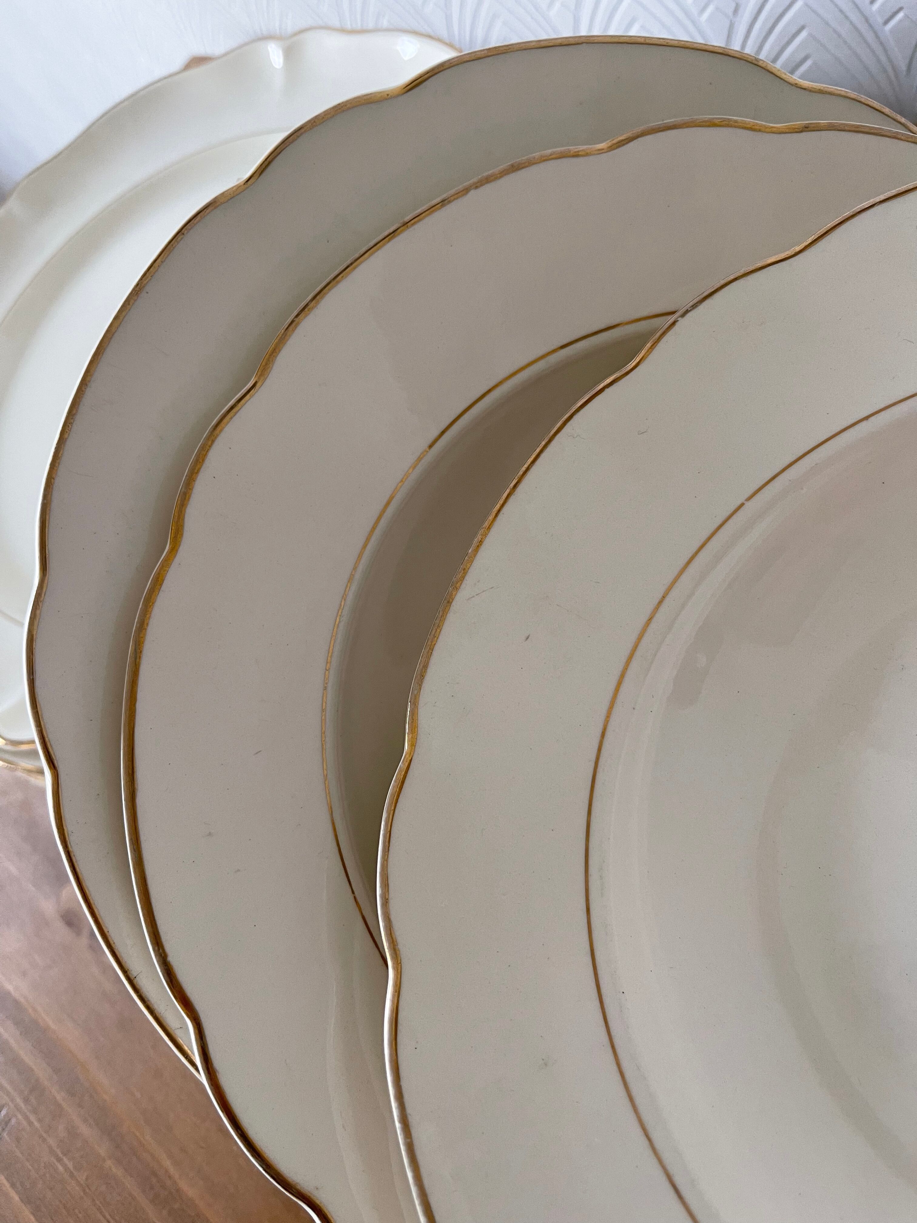 12 plates Villeroy & Boch 1950