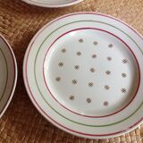 Série de 12 assiettes à dessert