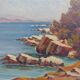 Oil painting on panel signed lower right " Boissereno ".