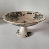 Fine earthenware bowl on a pedestal base – Grigny factory, circa 1830–1860