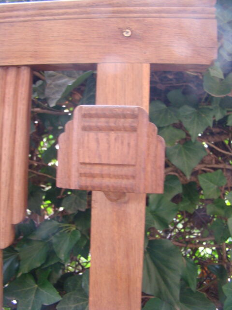 Solid oak wardrobe four vintage hooks