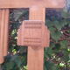 Solid oak wardrobe four vintage hooks