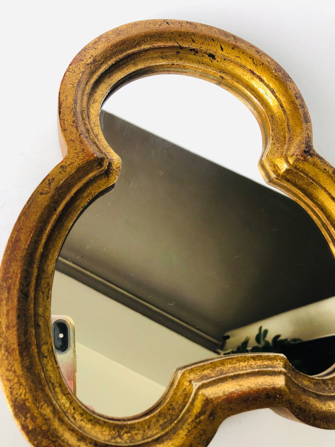 Old gilded mirror