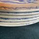 6 Ironstone Flat Plates K G Luneville Tulip Pattern