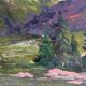 Louis ANDREY, mountain landscape, oil on canvas signed