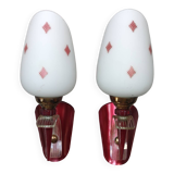 Pair of wall lights from the 1950s/1960s