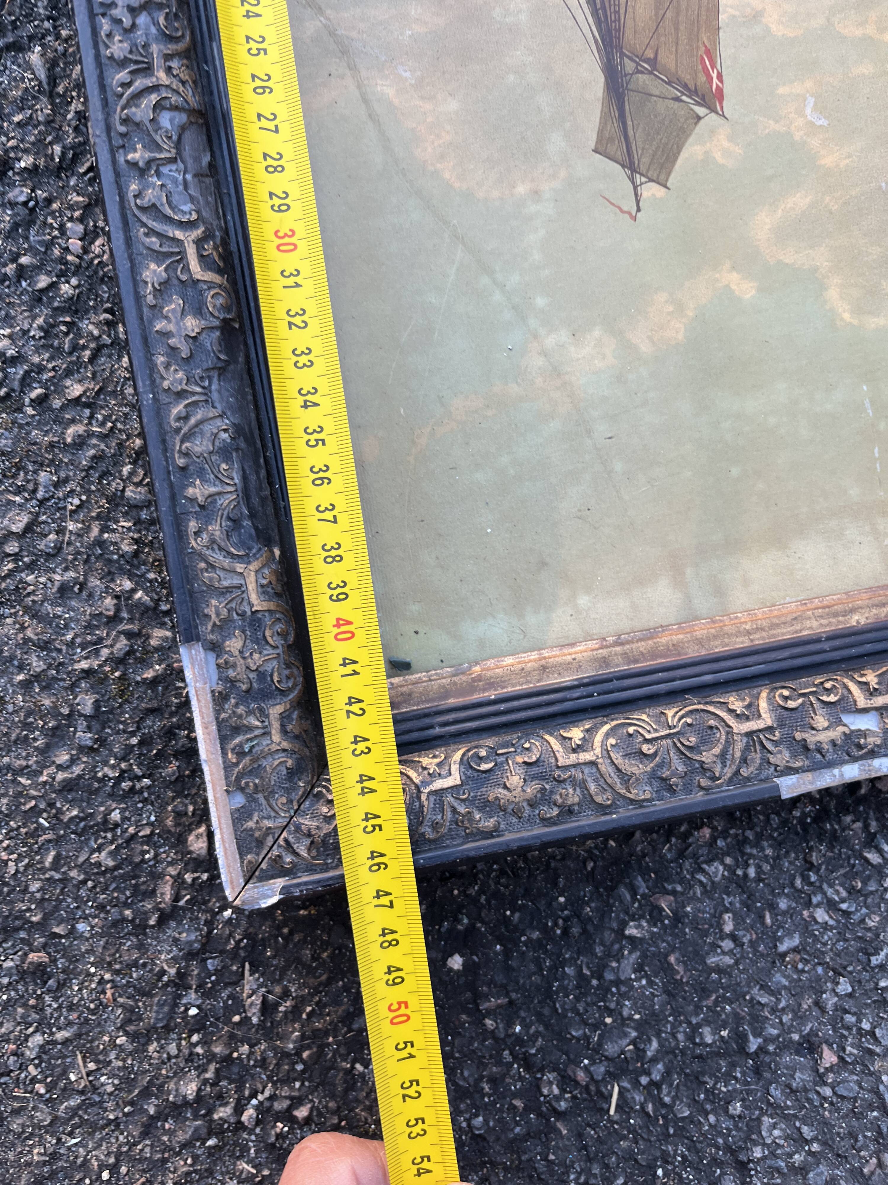 Beautiful Pair of 19th Century Maritime Lithographs in the Style of Frederik Soerense