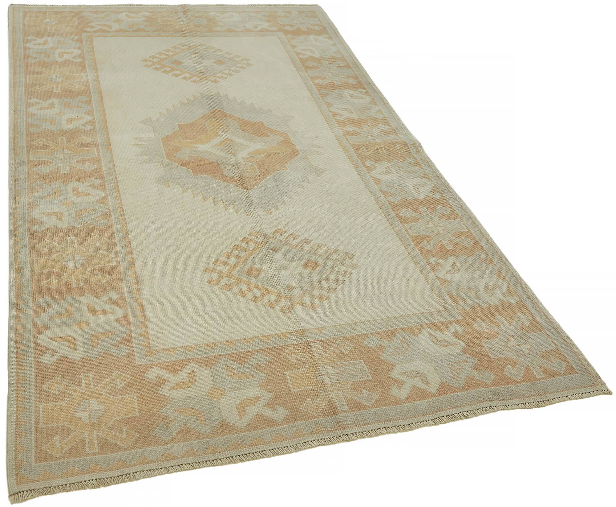 Turkish Vintage Anatolian Rug 151 cm x 228 cm