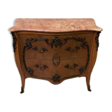 Antique - Vertiko, chest of drawers, inlays - Art Nouveau