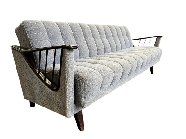 Canapé vintage gris / canapé / lit