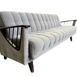 Grey vintage sofa / sofa / bed