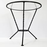 Vintage 1950s pedestal side table