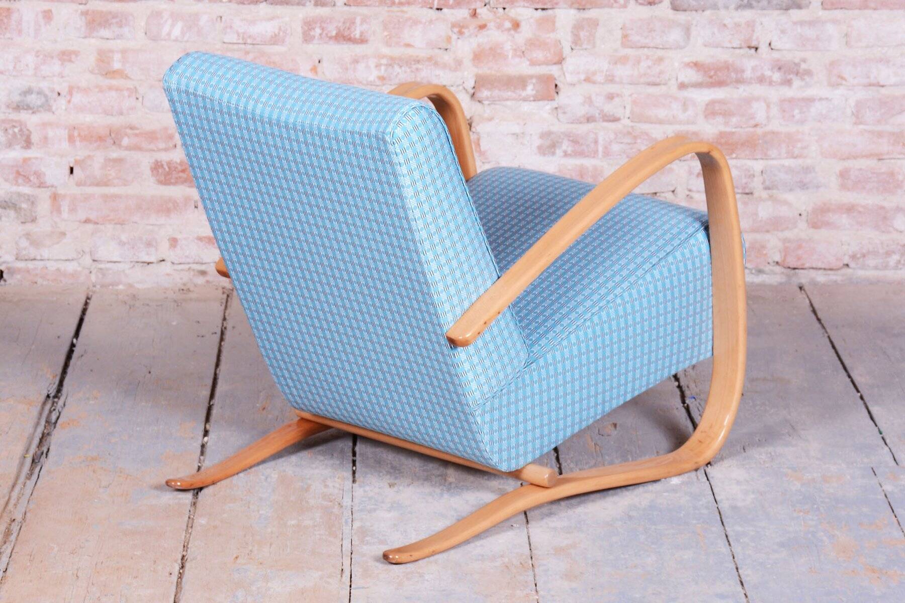 Czech Art Deco H-269 Armchair by J. Halabala for Up Závody, 1930s
