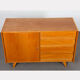 Vintage oak storage by Jiri Jiroutek, model U-458, 1960