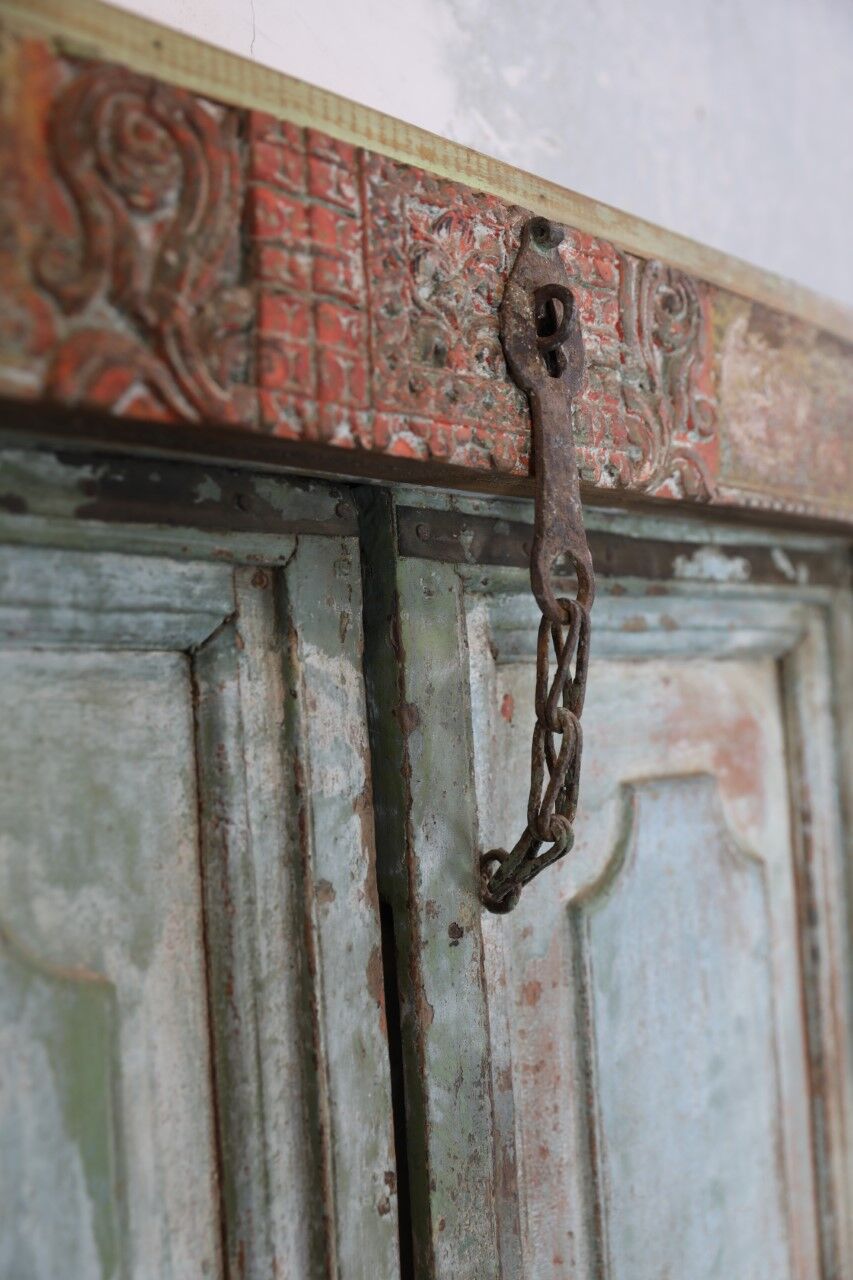 Indian molded door on frame